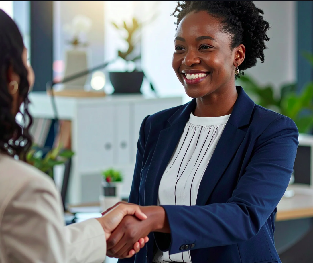 A Black woman real estate professional